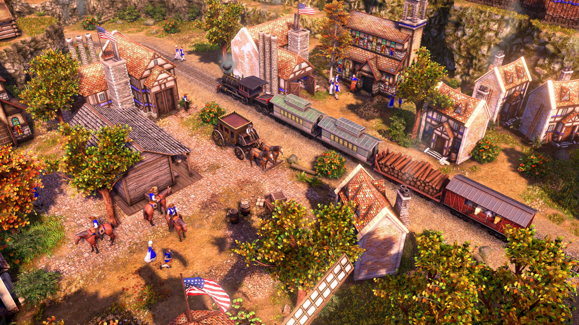 Age of Empires III Definitive Edition - Wild West Railroad